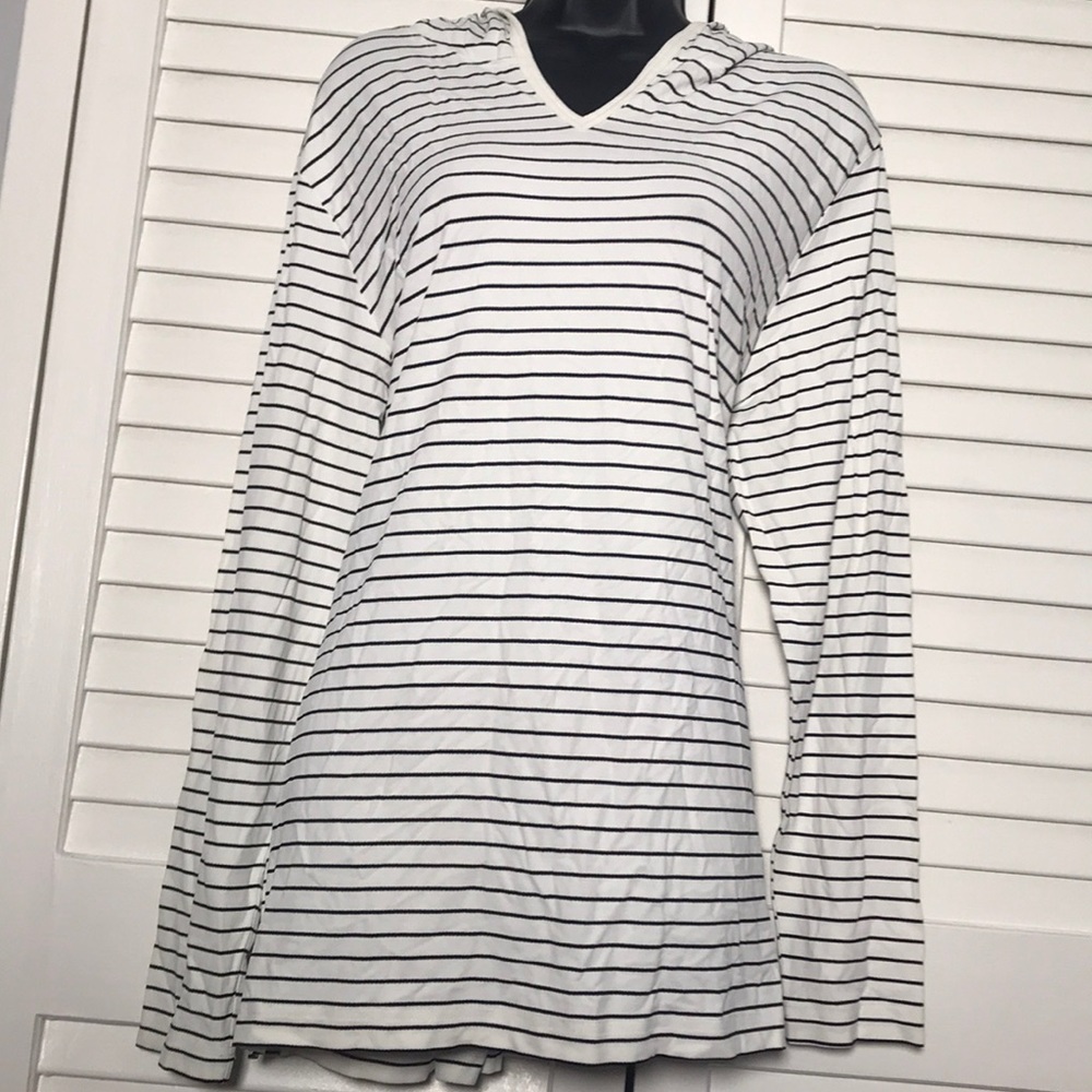 Striped Karen Kane Long-Sleeved Too